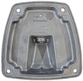 TAMPA DO CARTER CONSTITUIDO EM ALUMINIO. PARTE DO COMPRESSOR DE AR