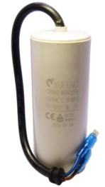 CAPACITOR ELETRICO FIXO PERM POT 35UF 450V 2,11KVAR 50/60HZ TERMINAL FASTON MACHO 6,3MM AT