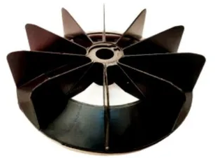 VENTOINHA PLASTICO INJETADO DIAM. EXT. 147MM, PARTE VENTILADOR P/ REFRIGERACAO DO MOTOCOMPRESSOR AR CSI8,6 NACIONAL (AT)