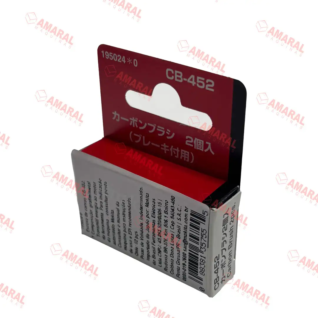 ESCOVA DE CARVAO CB-452 (195024-0) para Parafusadeira 6952 Makita
