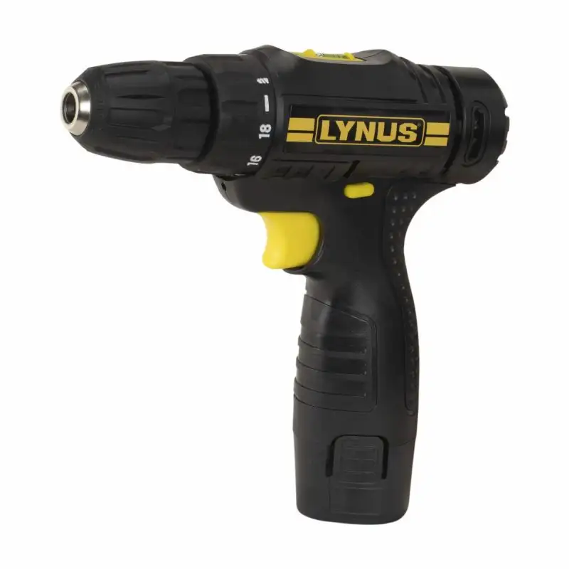 PFL-12P PARAFUSADEIRA FURADEIRA LYNUS BATERIA TIPO PALITO 12 VOLTS FONTE BIVOLT