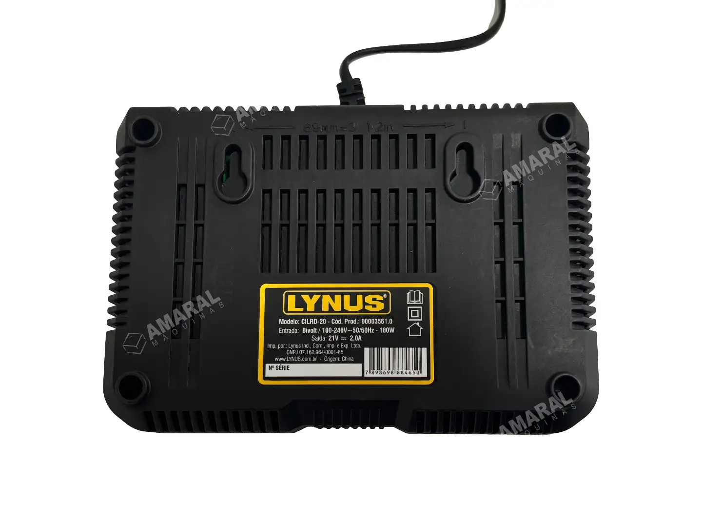 CILRD-20 CARREGADOR DE BATERIA INTERCAMBIAVEL 20V RAPIDO E DUPLO