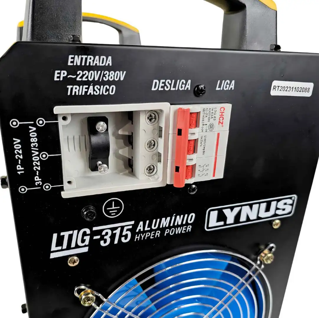 LTIG AC DC 315HP INVERSORA DE SOLDA TIG AC/DC 315A TRI BIVOLT