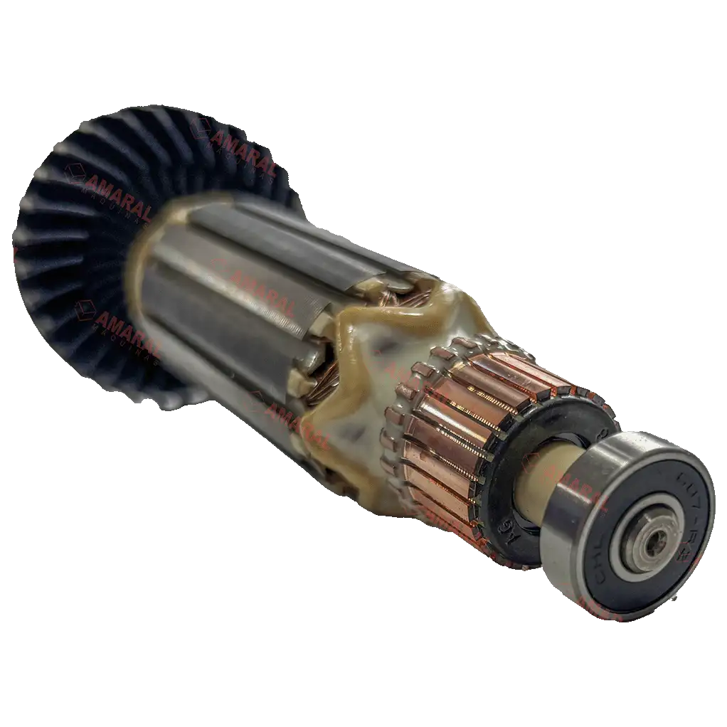 Induzido Rotor 220-240V (515548-4) para Esmerilhadeira M9510/M9511 Makita