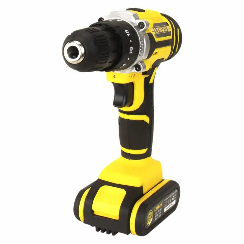 PFL-20CI PARAFUSADEIRA FURADEIRA LYNUS 20 VOLTS COM IMPACTO E MALETA FONTE BIVOLT