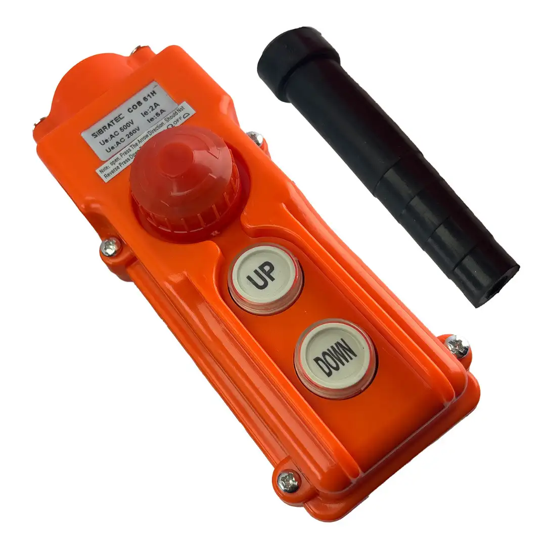 Botoeira Pendente Sobe-Desce-Emergencia COD 0.99.03.007 - Elleva Max / Guincho Coluna Regulavel
