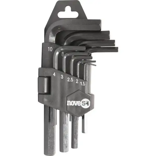 1,5mm a 10mm JOGO DE CHAVES ALLEN 9 PCS