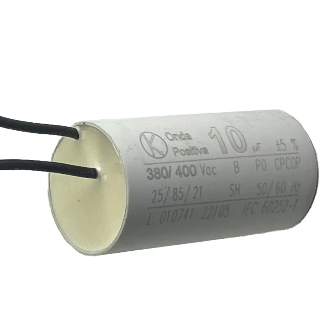 CAPACITOR PERM CABO 10UF 380/400V ONDA POSITIVA