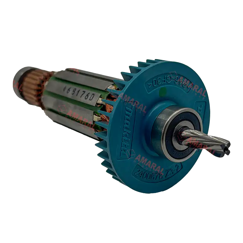Induzido Rotor 220V (518176-4) para Furadeira de Impacto HP1640/HP1641/HP2016 Makita