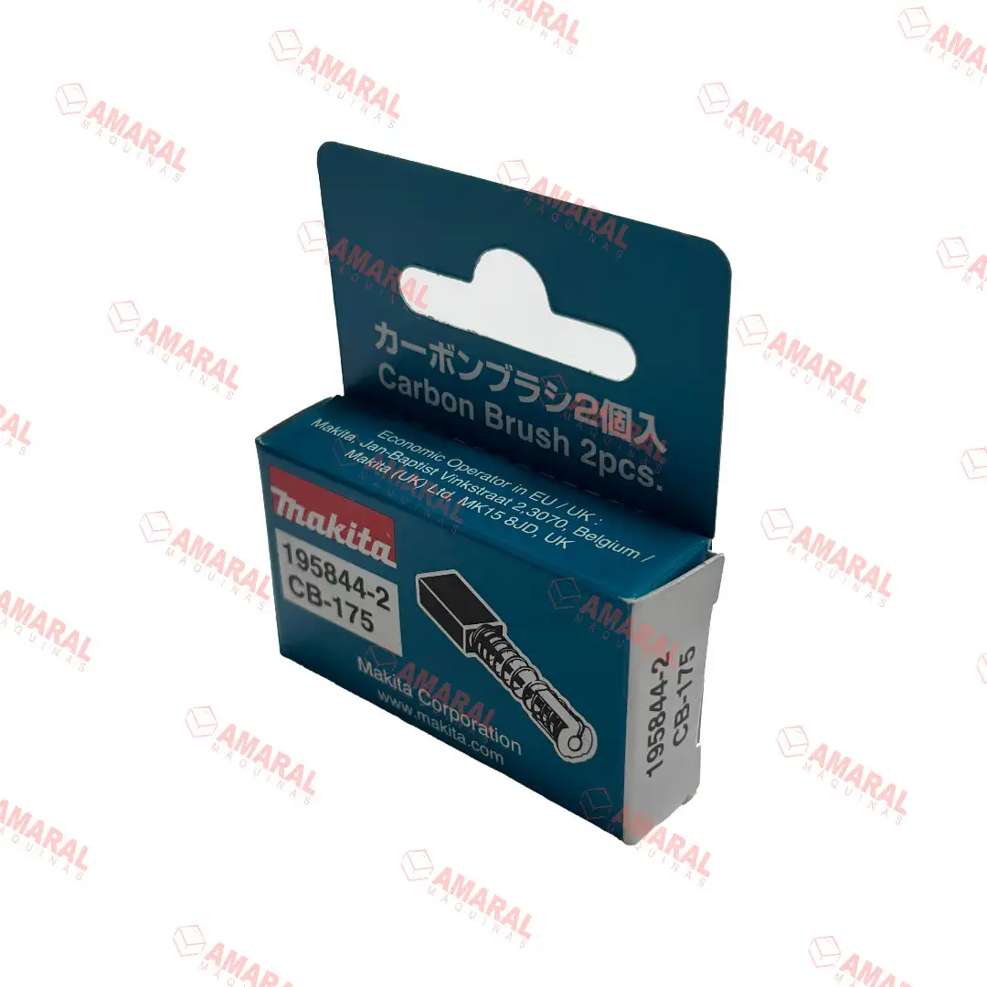 ESCOVA DE CARVAO CB-175 (195844-2) para Martelete HM1101C/HM1317C/HR5212C Makita