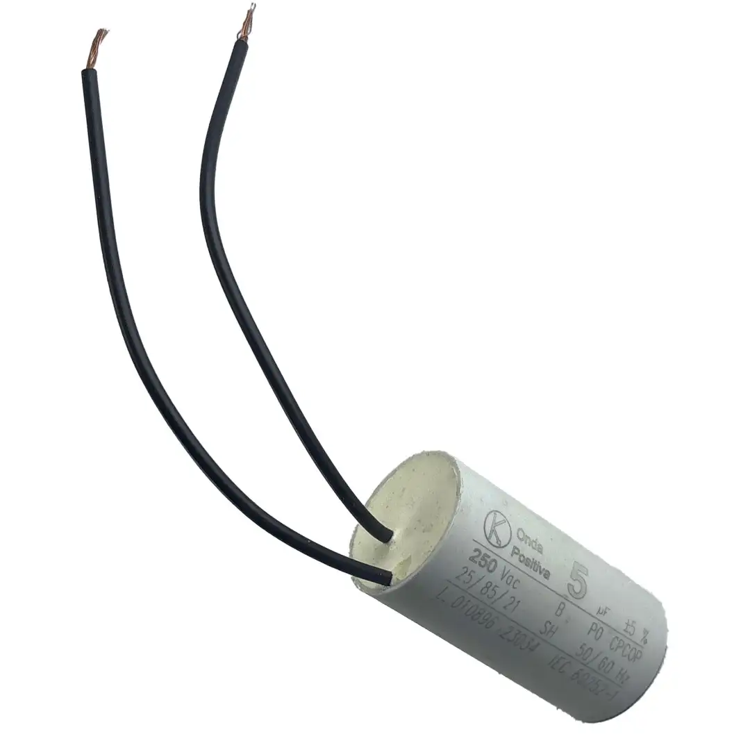 CAPACITOR PERMANENTE CABO 5UF 250V para diversos ONDA POSITIVA