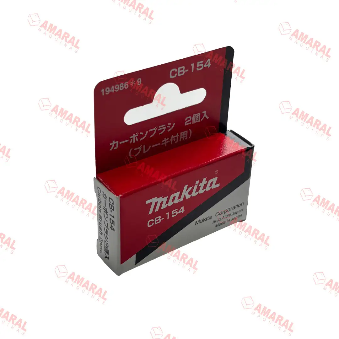 ESCOVA DE CARVAO CB-154 (194986-9) para Serra Esquadria LS1216L/LS1220 Makita