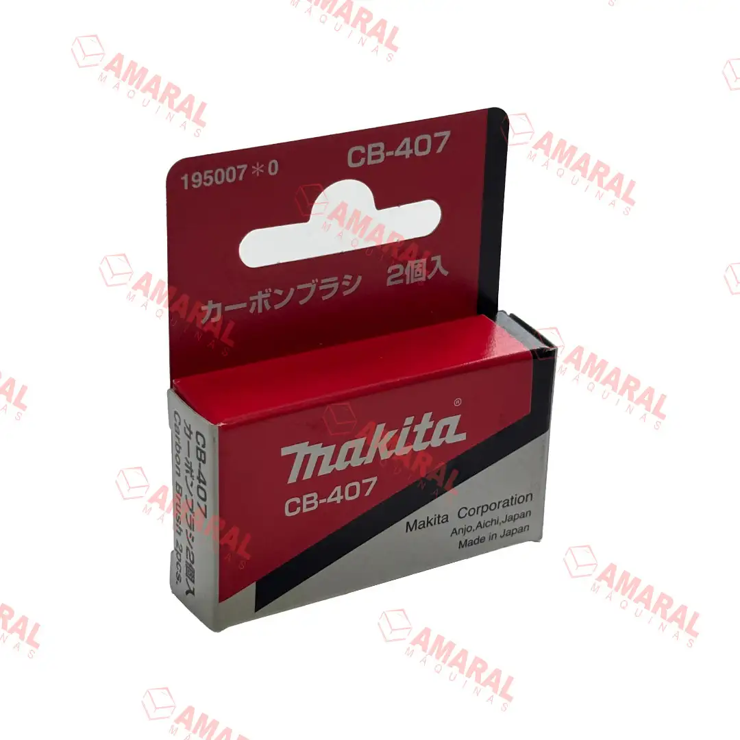 ESCOVA DE CARVAO CB-407 (195007-0) para Parafusadeira 6824 Makita
