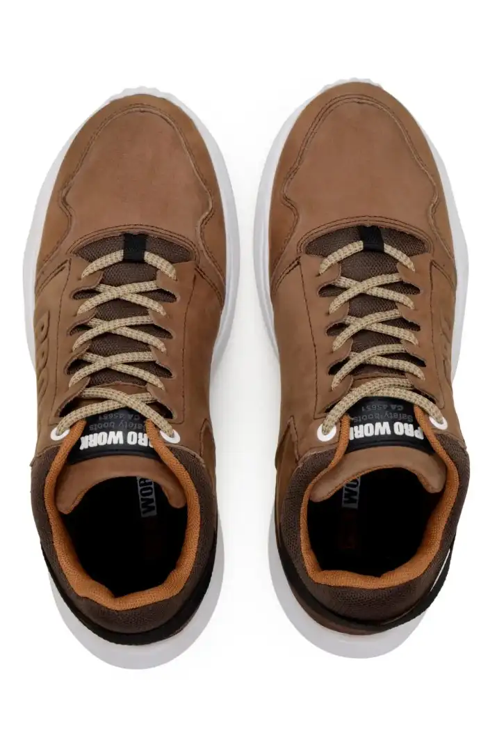 Sapato Masculino Casual com C.A em Couro Nobuck