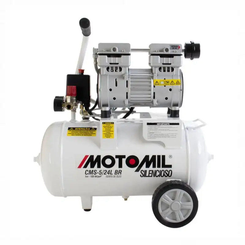 MOTOCOMPRESSOR CMS-5/24BR-120PSI 220V BRANCO