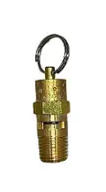 VALVULA ESTANQUEIDADE SEGURANCA LATAO 1/4POL 135PSI PINO PLEN S/TRAT NPT RSC M ASME AT