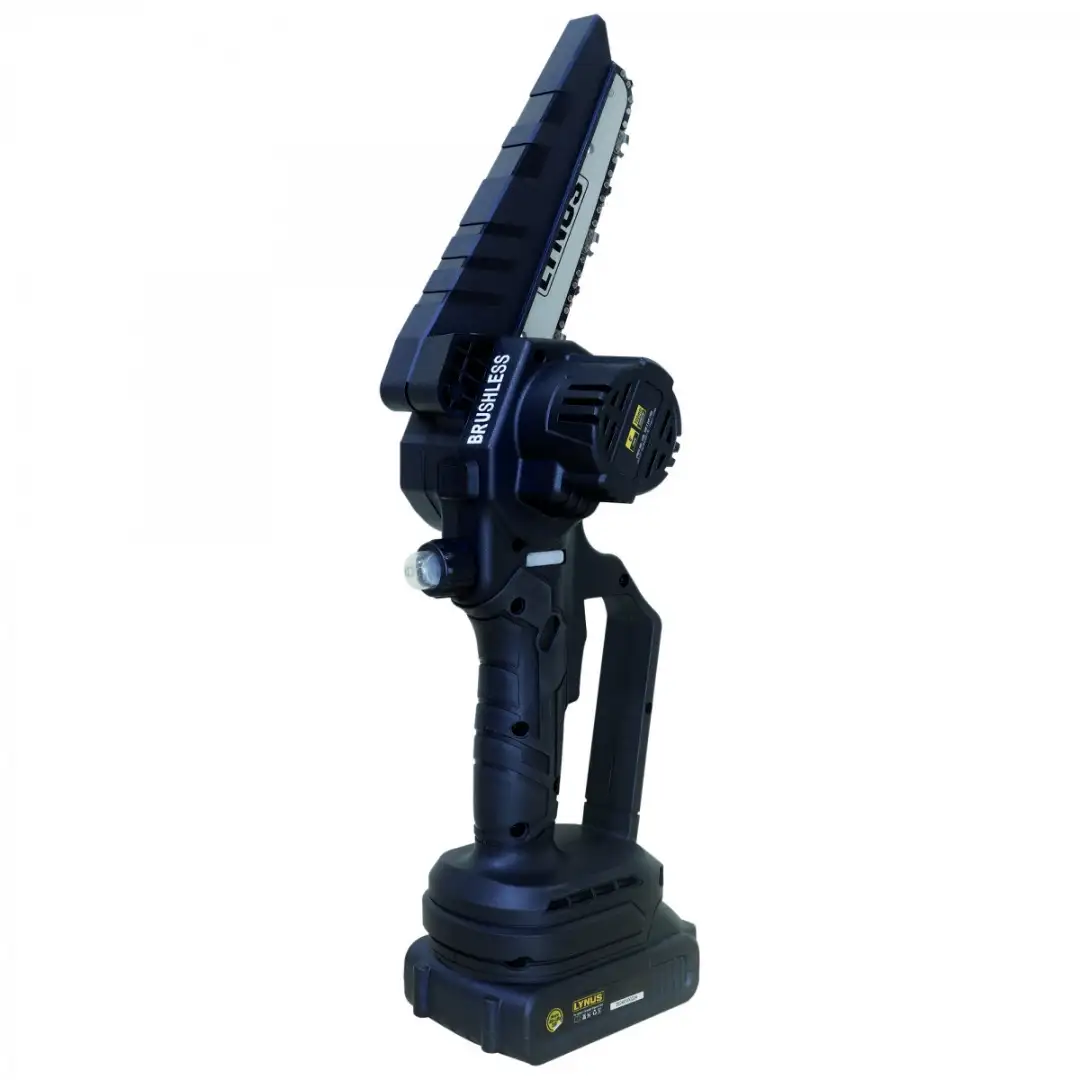 MMSI-206 MINI MOTOSSERRA 6 A BATERIA 20V INTERCAMBIAVEL LYNUS