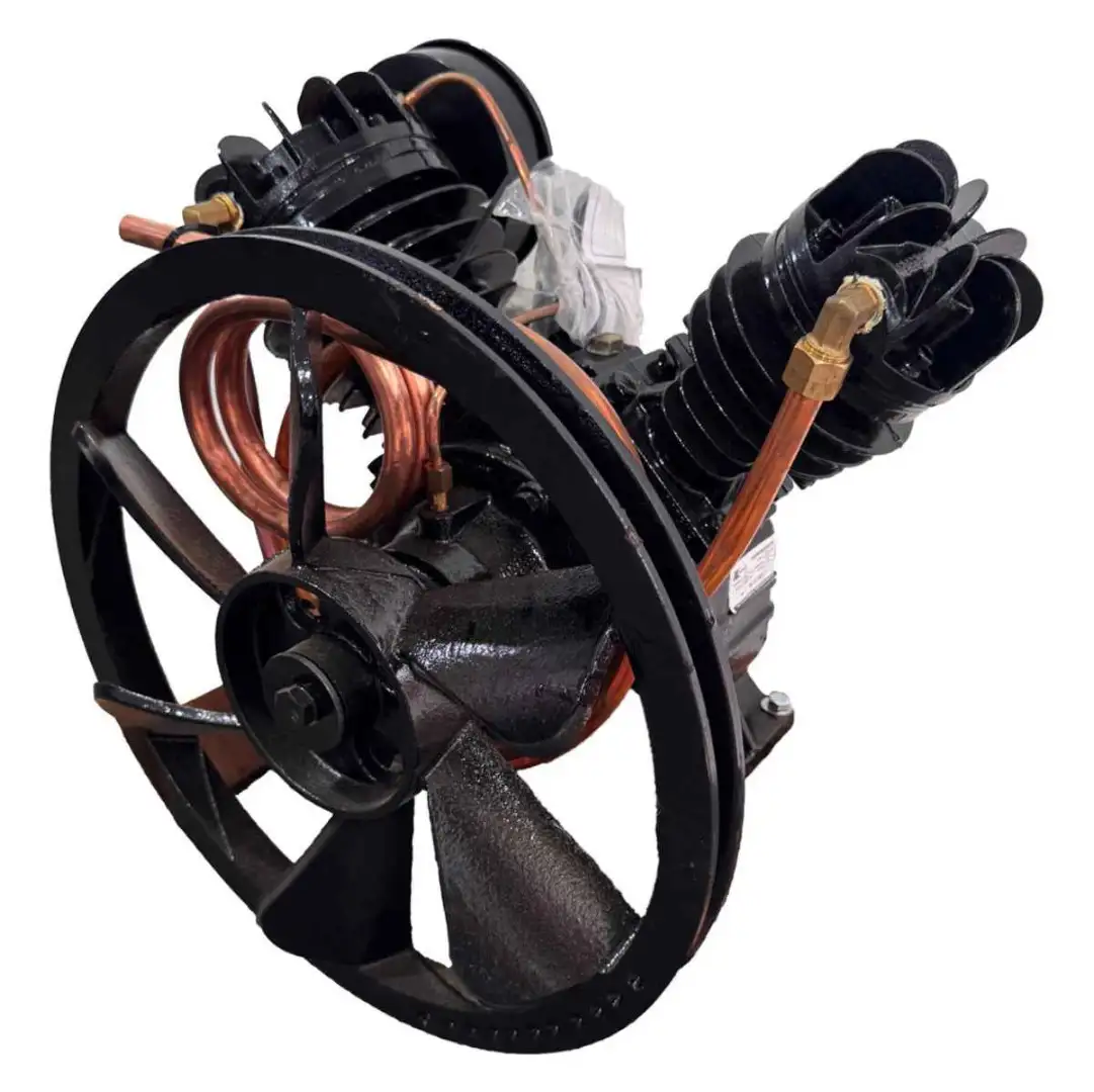 Kit Unidade Compressora 20 Pes 175 psi Cabecote Completo Profissional Motomil