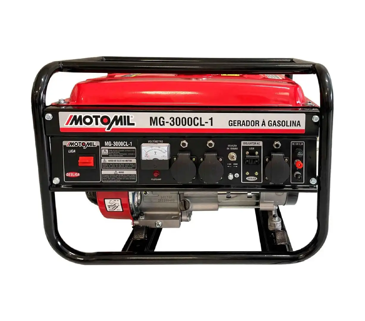 MG-3000CL-1 - GERADOR GAS MONO 2800W/2,8KVA 60HZ 115/230V