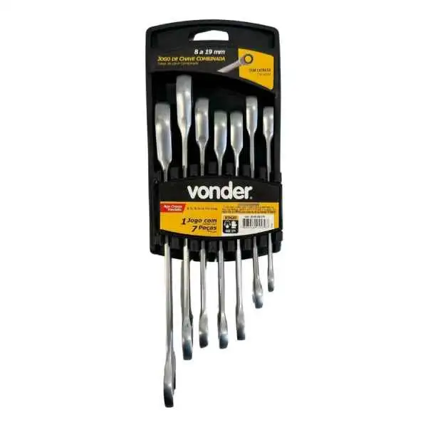 8 a 19 JOGO DE CHAVE COMBINADA 7PCS