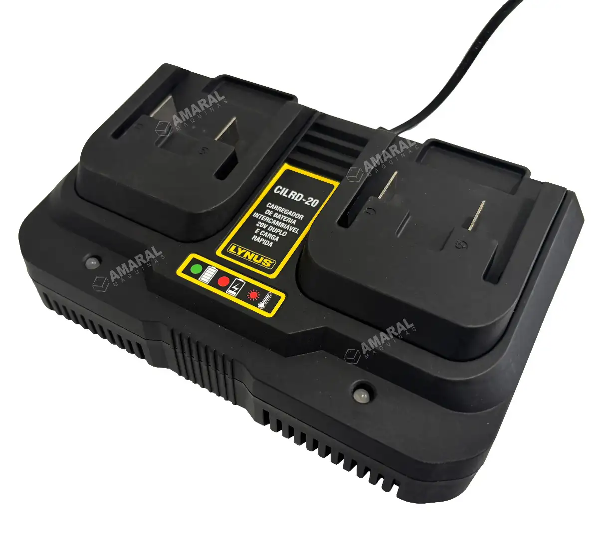 CILRD-20 CARREGADOR DE BATERIA INTERCAMBIAVEL 20V RAPIDO E DUPLO