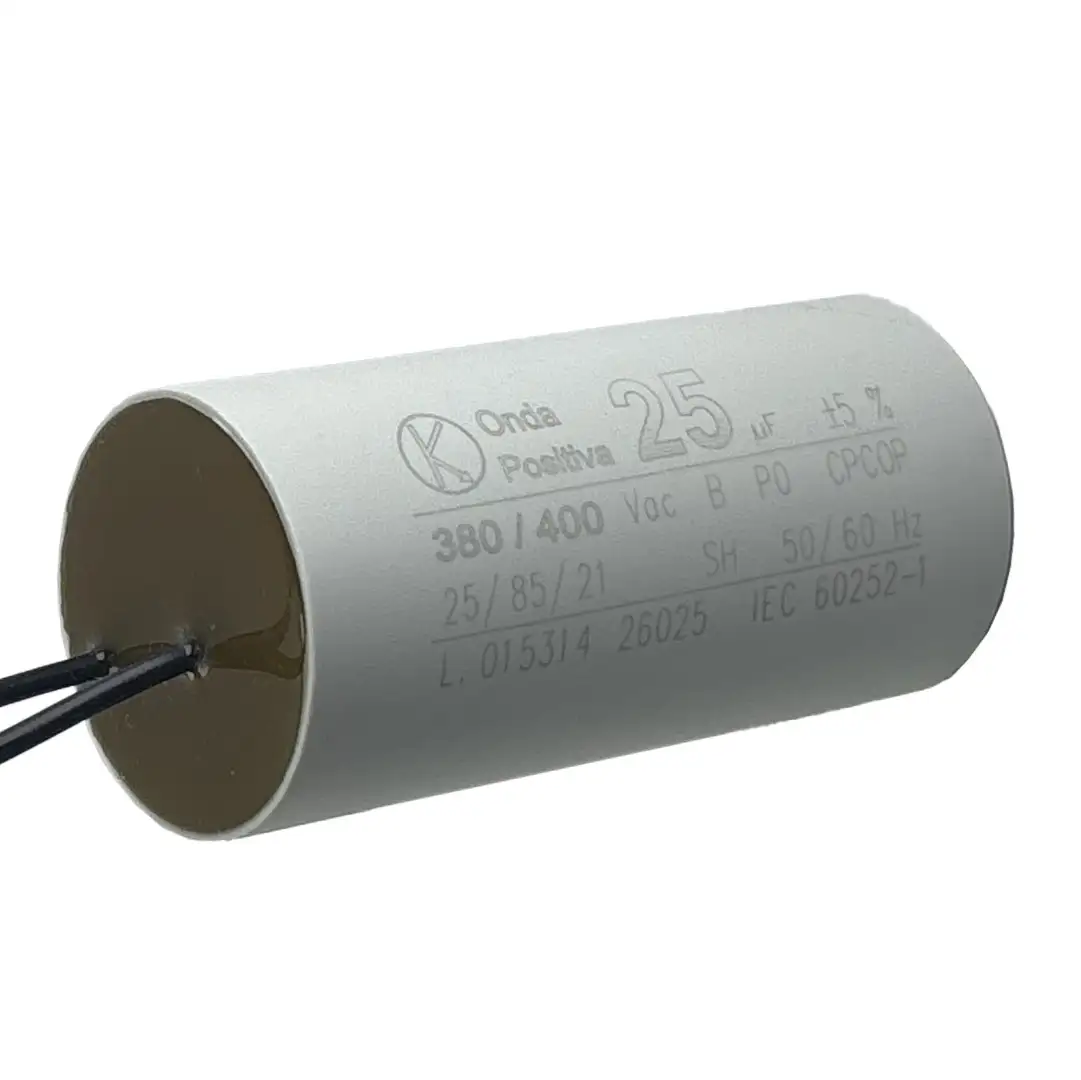 CAPACITOR PERM CABO 25,0 UF 380/400V ONDA POSITIVA