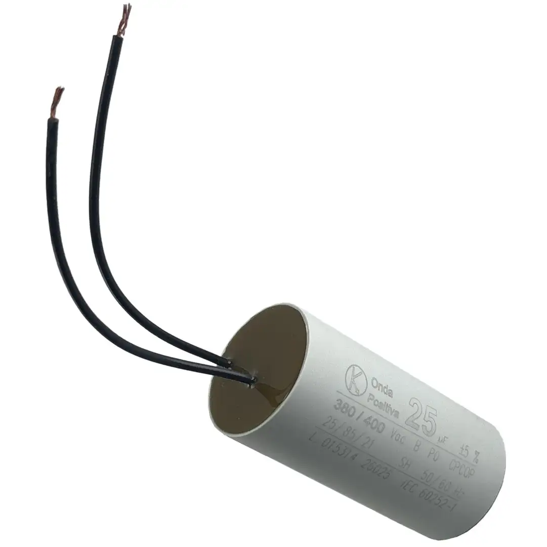 CAPACITOR PERM CABO 25,0 UF 380/400V ONDA POSITIVA
