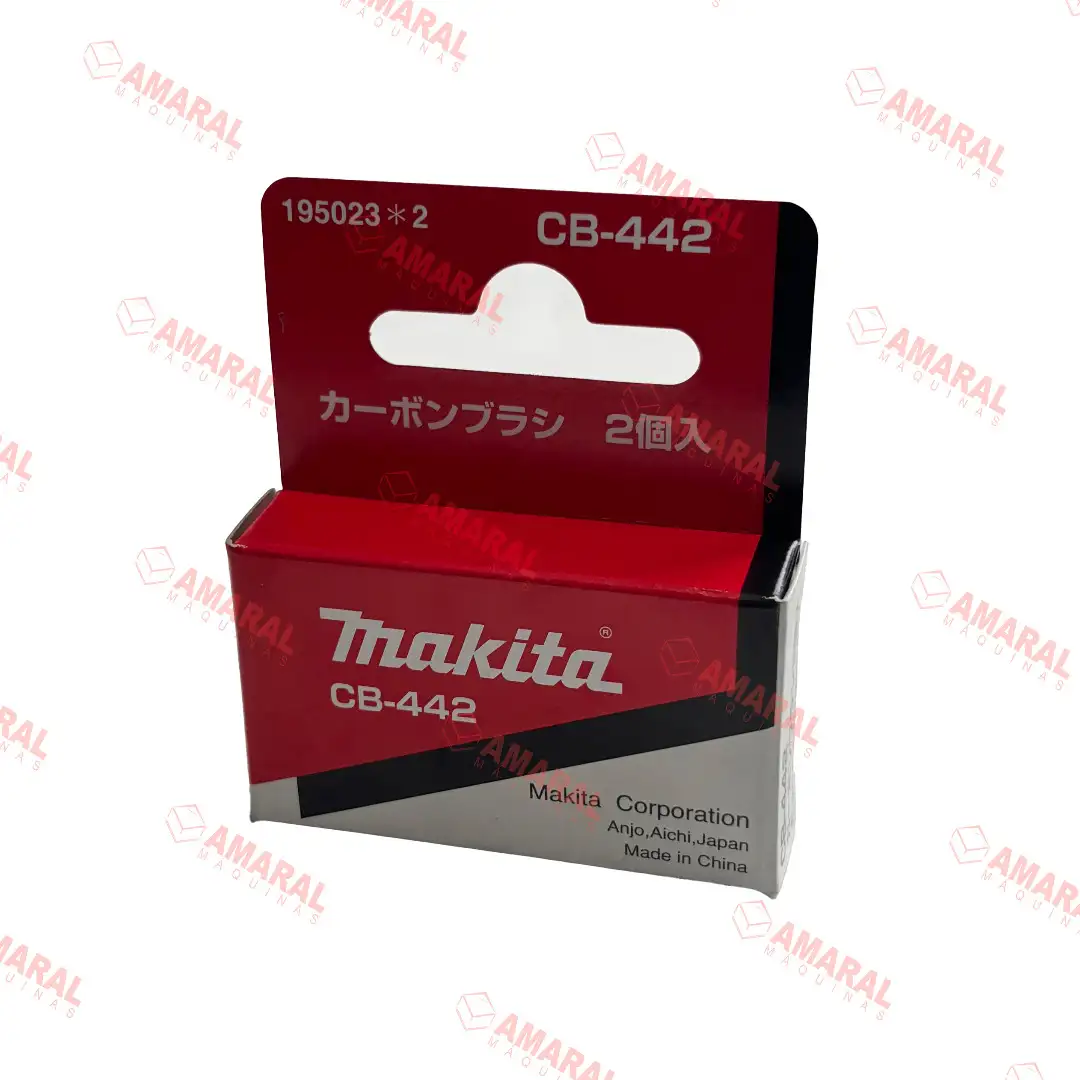 ESCOVA DE CARVAO CB-442 (195023-2) para BHR262/BUC250/BUH650/DHR264 Makita