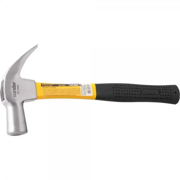 MARTELO UNHA 29MM CABO FIBRA VONDER