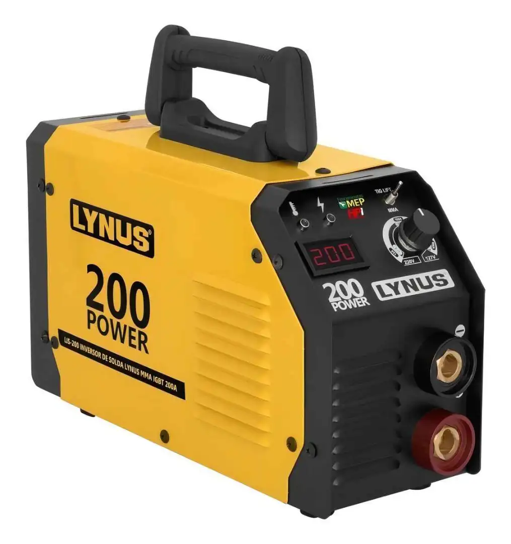 LIS-200 POWER INVERSOR DE SOLDA LYNUS MMA200A BIVOLT