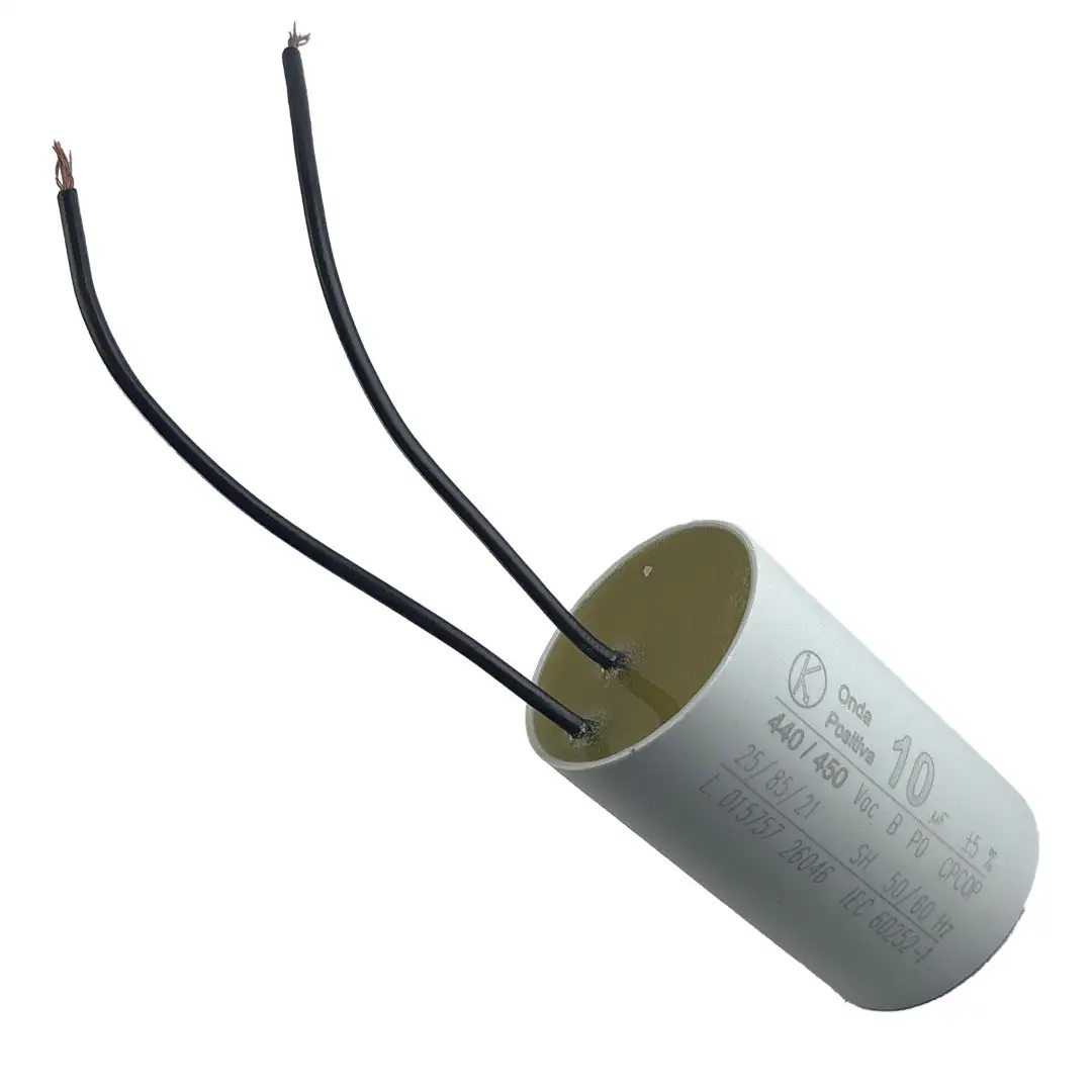 CAPACITOR PERM CABO 10UF 440/450V para FBM160i/diversos ONDA POSITIVA