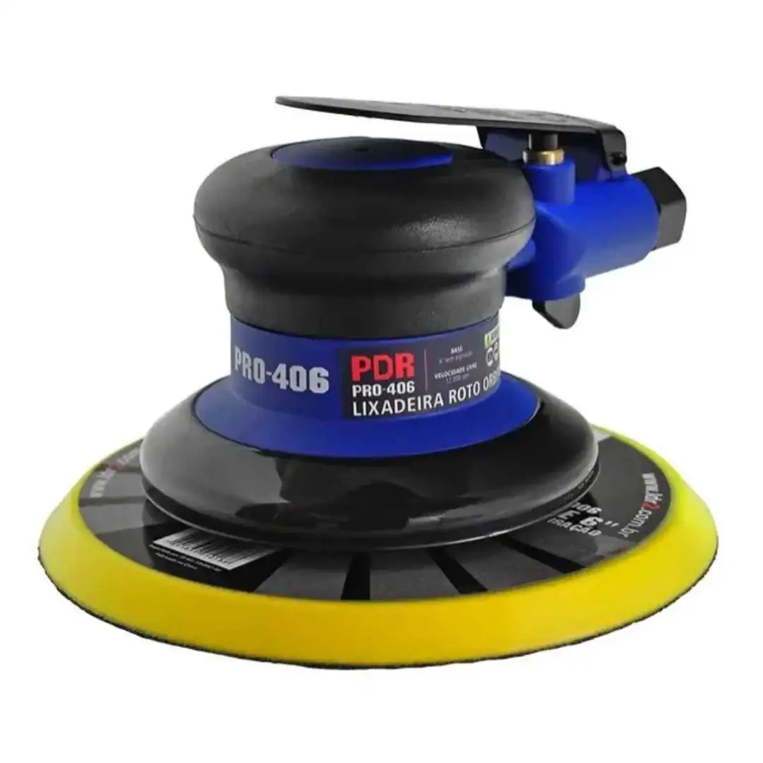 Lixadeira Pneumática Roto Orbital PDR PRO-406 6'' C/ ASP. 12,000 RPM
