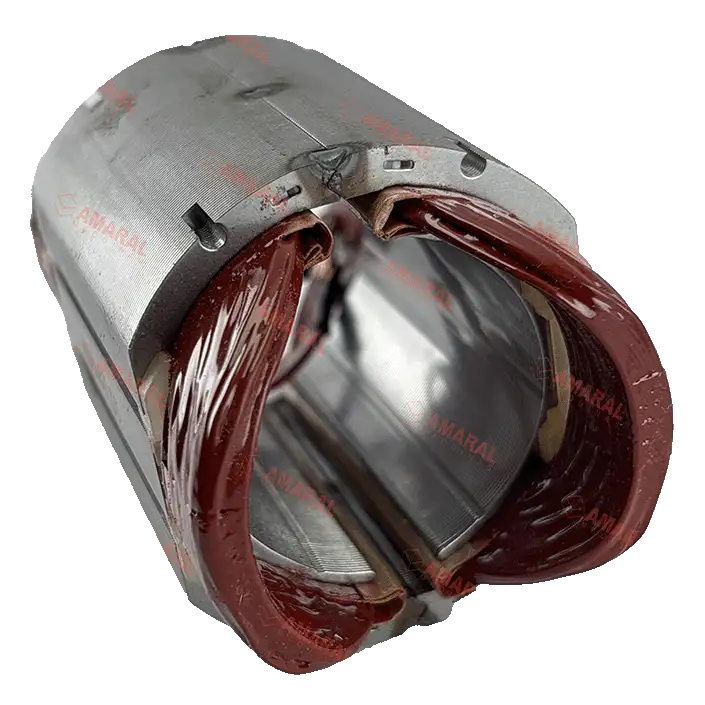 Estator 220V (634733-1) para Esmerilhadeira GA4550/GA4550R/GA4551R/GA5050/GA5050R/GA5051R Makita