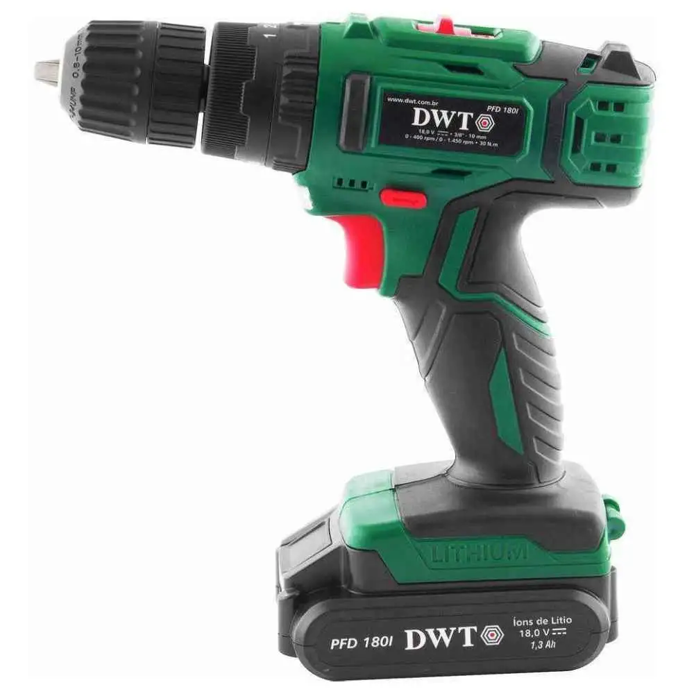 PARAFUSADEIRA/FURADEIRA BATERIA 18V PFD180I DWT N