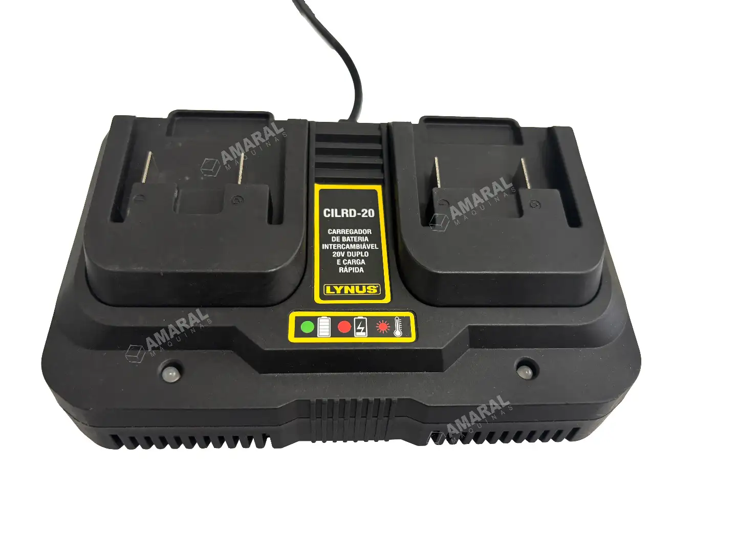 CILRD-20 CARREGADOR DE BATERIA INTERCAMBIAVEL 20V RAPIDO E DUPLO