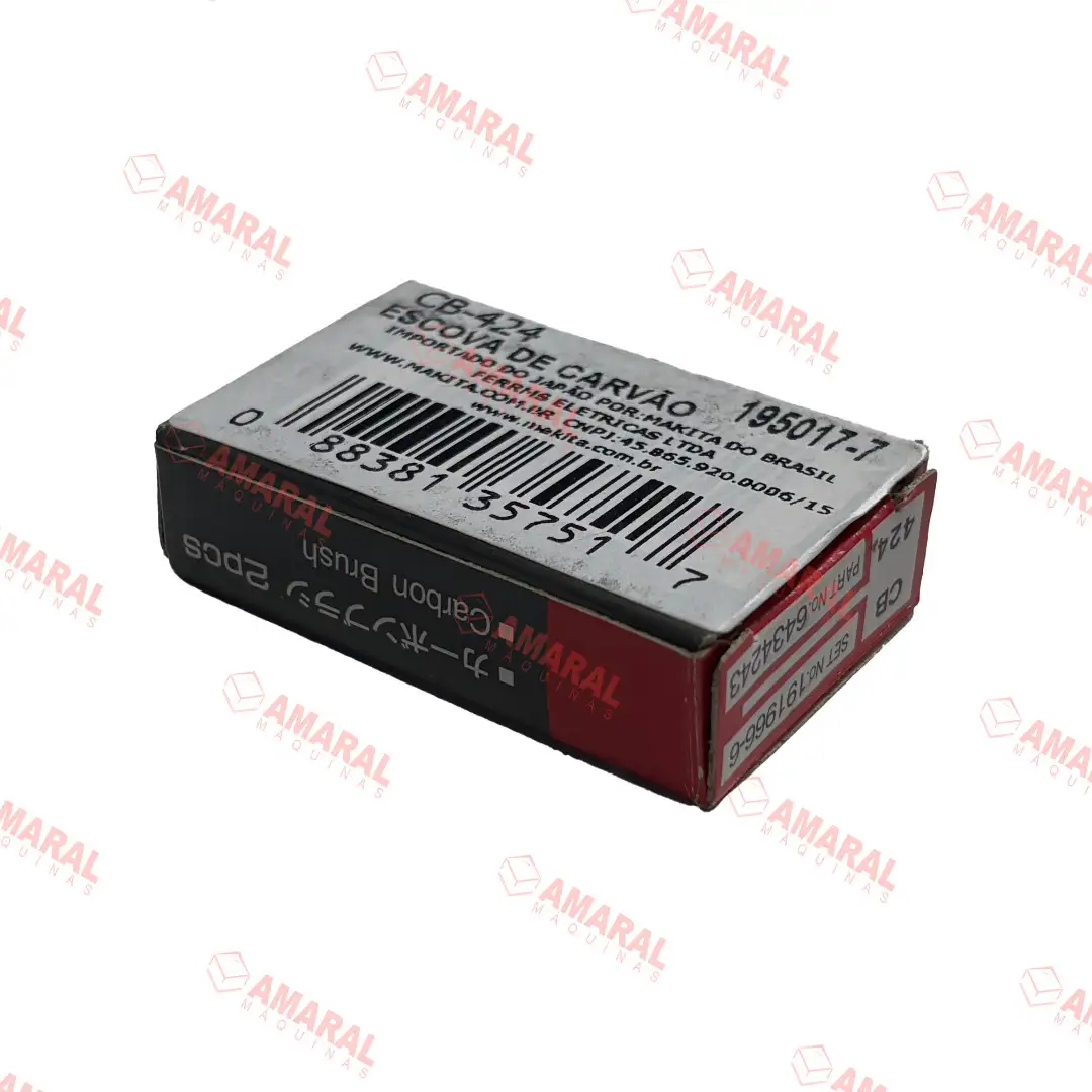 ESCOVA DE CARVAO CB-424 (195017-7) para Parafusadeira 6796D/6797D/6798D Makita