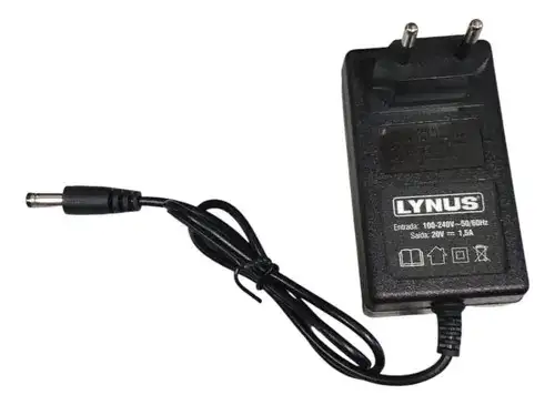 CARREGADOR BATERIA CBL-20V PARA PARAFUSADEIRA LYNUS 20V 1,5AH