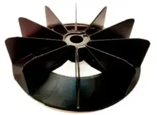 VENTOINHA PLASTICO INJETADO DIAM. EXT. 147MM, PARTE VENTILADOR P/ REFRIGERACAO DO MOTOCOMPRESSOR AR CSI8,6 NACIONAL (AT)